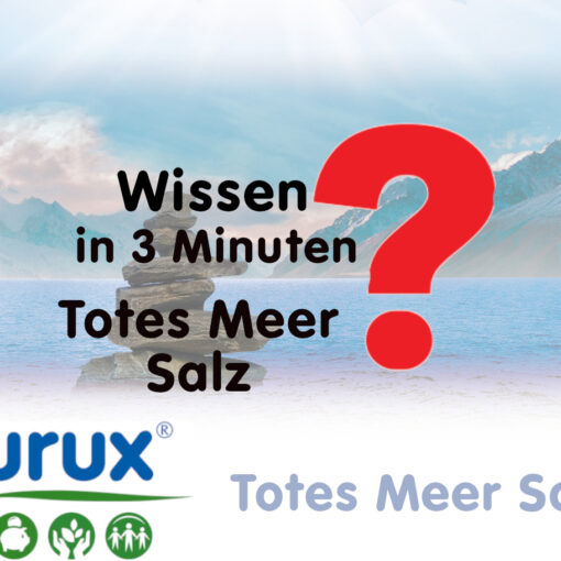 Purux Totes Meer salz Wissen in 3 Minuten